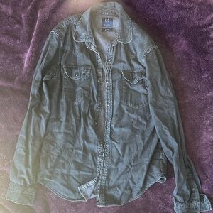 GAP Dark Blue Denim Shirt